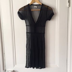 Lux Sheer Black Dress Size XS